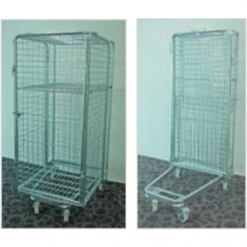 “A” Frame Security Roll Container with Divider